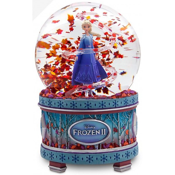 Disney Frozen 2 Musical Snow Globe, Limited Release, Disneyland Paris